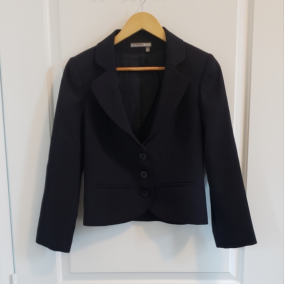 Tristan & America Dark Navy Blazer - Size S - Picture 2 of 6